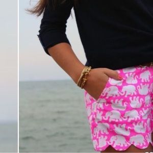 NWT Lilly Pulitzer Buttercup Pink Scalloped Shorts